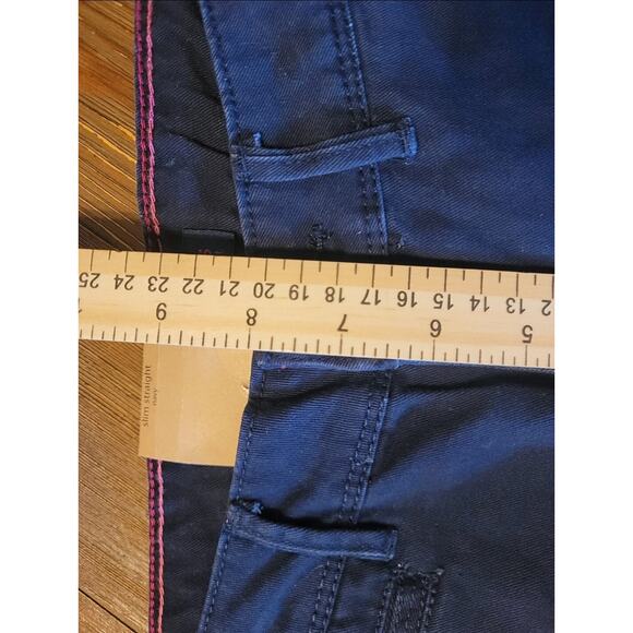 NWTs Children Girls Levi Jean Navy Blue Slim Straight Fit Jeans Size 16 Regular - Picture 13 of 16